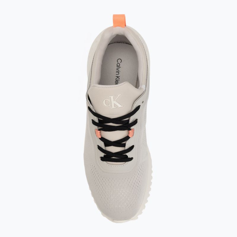 Calvin Klein női cipő YW0YW01855 Eva Runner Sock Mg Tech Mix monstruck/krémfehér/narancs 5