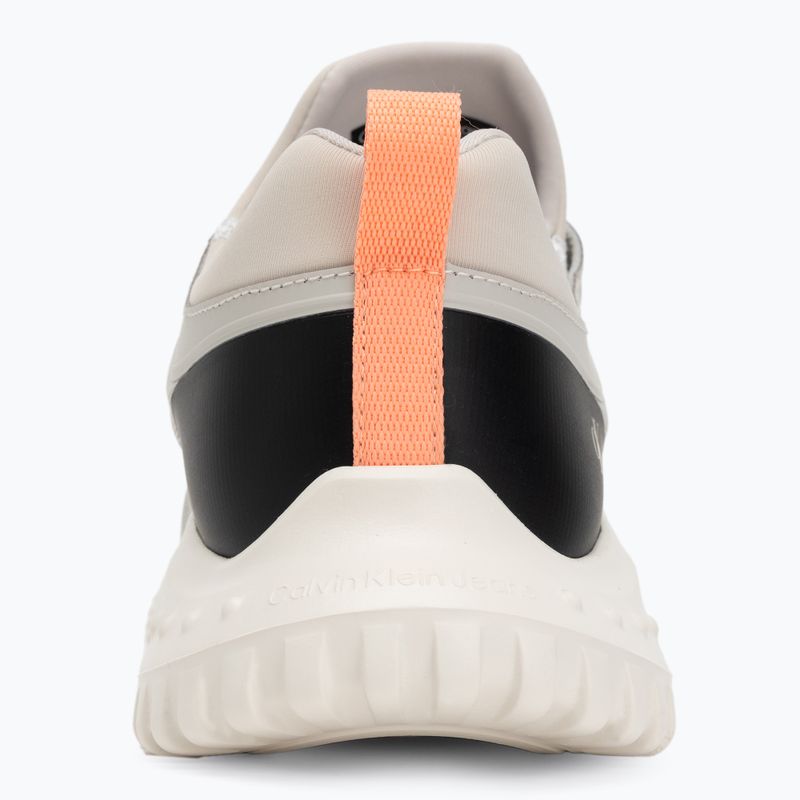 Calvin Klein női cipő YW0YW01855 Eva Runner Sock Mg Tech Mix monstruck/krémfehér/narancs 6