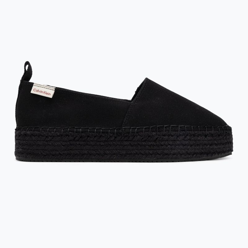 Női espadrille Calvin Klein YW0YW01871 Platform ML CS ck black 2