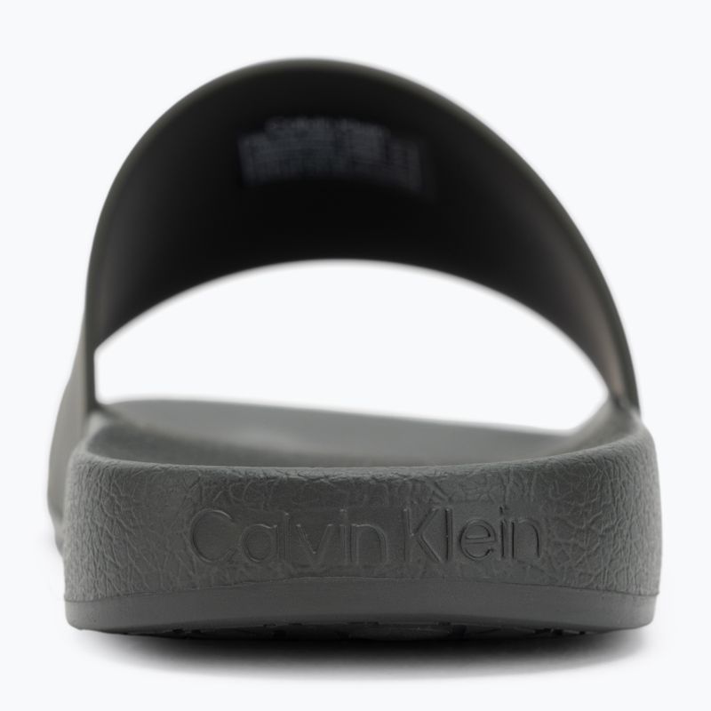 Calvin Klein férfi flip-flop HM0HM00455 Pool Slide Slide Rubber sötét olívazöld 6