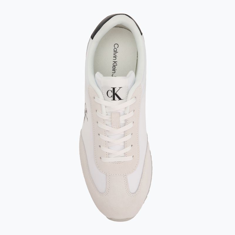 Calvin Klein férfi cipő YM0YM01325 Retro Runner Lace Up Ny-Su Bright White/Fekete 5