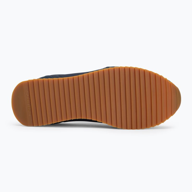 Férfi cipő Calvin Klein YM0YM01326 Retro Runner Sock Lace Up Ny-Su Calvin Navy/Bright White/Gum Férfi cipők 4