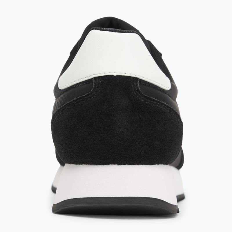 Calvin Klein férfi cipő YM0YM01325 Retro Runner Lace Up Ny-Su Fekete/Fényes Fehér 6