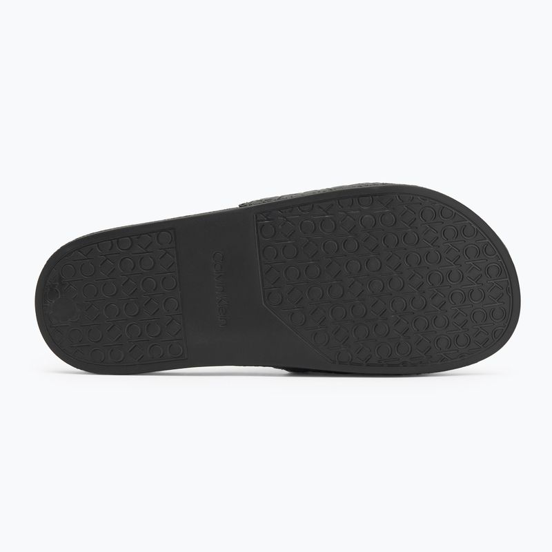 Calvin Klein Női szandál HW0HW02541 Pool Slide Mono Ck fekete 4