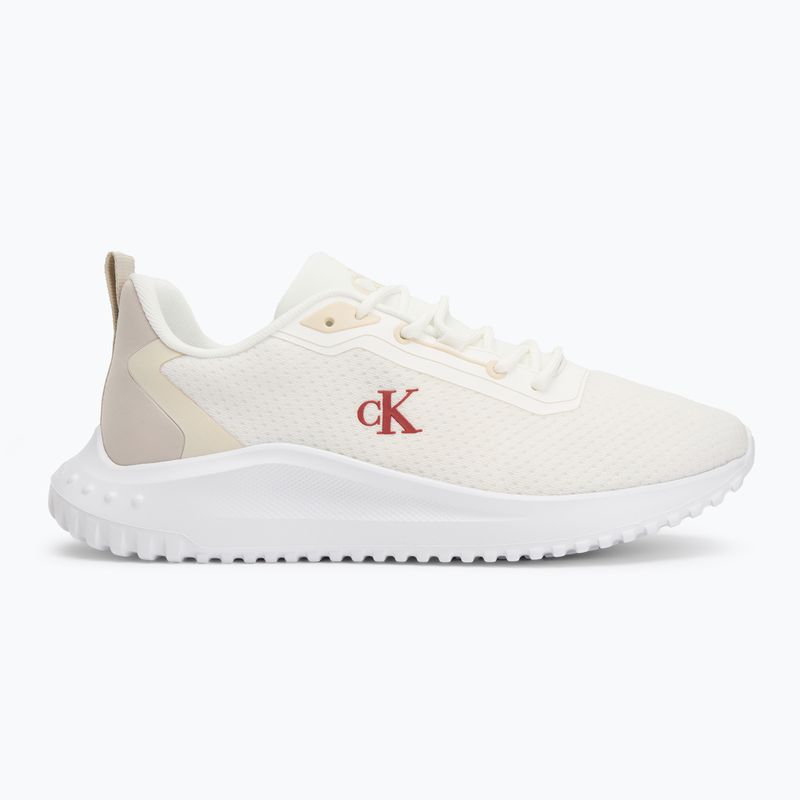 Calvin Klein férfi cipő YM0YM01285 Hike Runner Mix Mesh Bright White/Moonstruck/Tandoori Fényes Fehér/Moonstruck/Tandoori 2