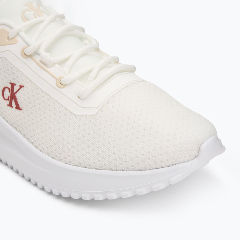 Calvin Klein férfi cipő YM0YM01285 Hike Runner Mix Mesh Bright White/Moonstruck/Tandoori Fényes Fehér/Moonstruck/Tandoori 7