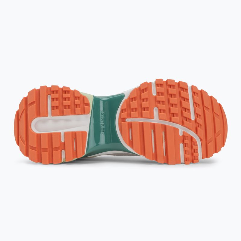 Calvin Klein férfi cipő YM0YM01292 Hike Runner Casual Ny-Su Bright White/Wild Green/Tigerilily 4