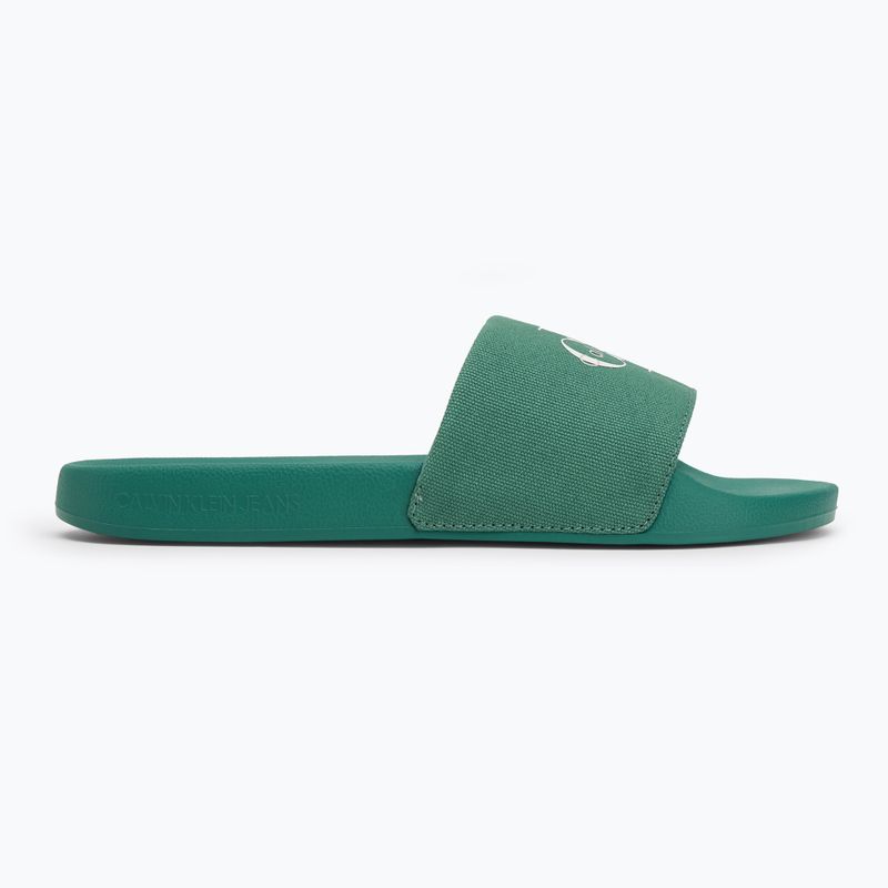 Calvin Klein férfi flip-flop YM0YM01367 Monologo CV Wild Green férfi flip-flopok 2
