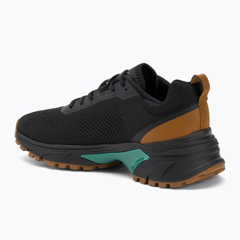 Calvin Klein férfi cipő YM0YM01284 Hike Runner Tech Knit Ck Black/Grain Brown/Wild Green Fekete/Grain Brown/Wild Green 3