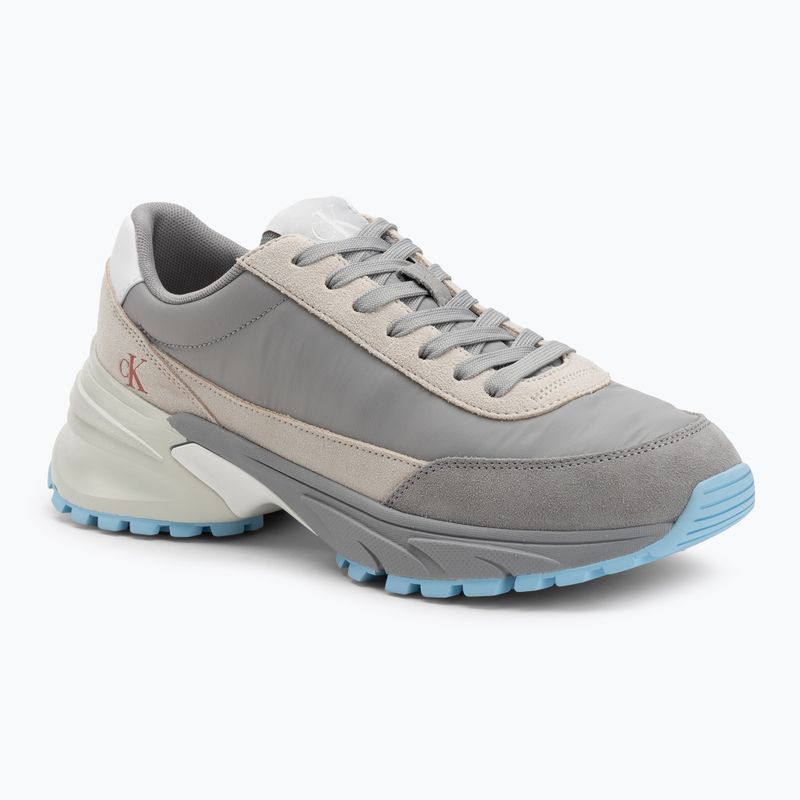 Calvin Klein férfi cipő YM0YM01292 Hike Runner Alkalmi Ny-Su Hivatalos Szürke/Eggshell/Paprika