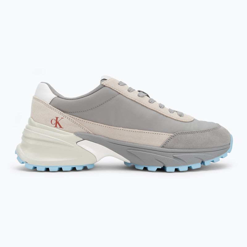 Calvin Klein férfi cipő YM0YM01292 Hike Runner Alkalmi Ny-Su Hivatalos Szürke/Eggshell/Paprika 2