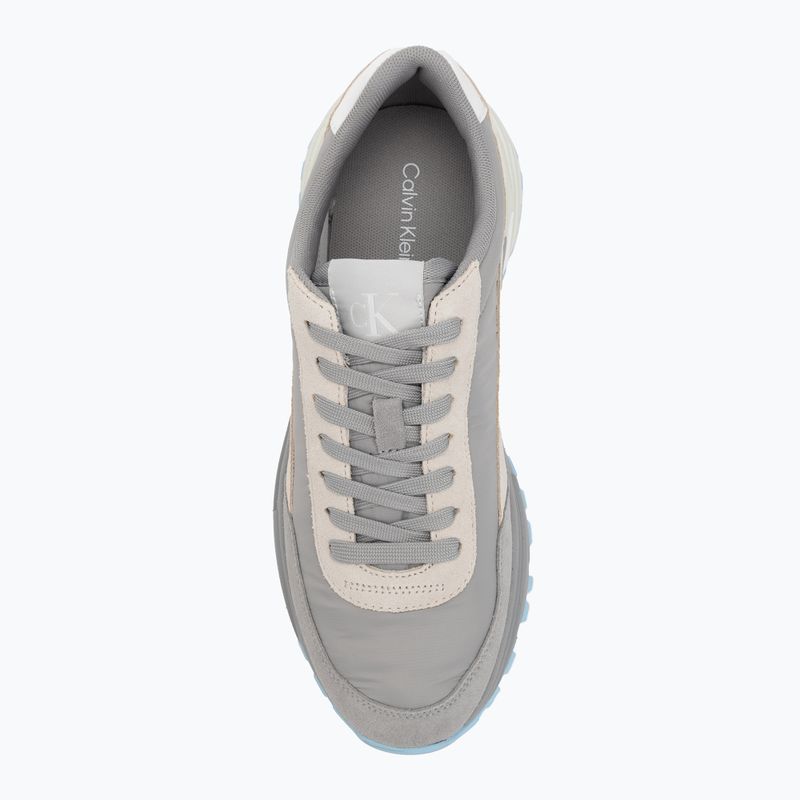 Calvin Klein férfi cipő YM0YM01292 Hike Runner Alkalmi Ny-Su Hivatalos Szürke/Eggshell/Paprika 5