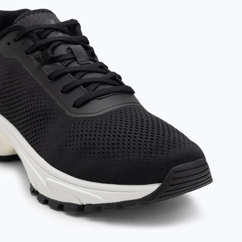 Calvin Klein férfi cipő YM0YM01284 Hike Runner Tech Knit Fekete/Fényes Fehér 7