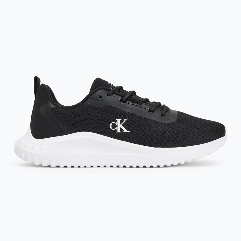 Calvin Klein férfi cipő YM0YM01285 Hike Runner Mix Mesh Fekete/Fényes Fehér 2