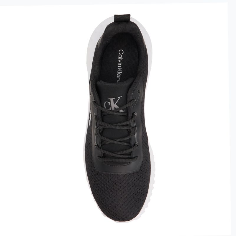 Calvin Klein férfi cipő YM0YM01285 Hike Runner Mix Mesh Fekete/Fényes Fehér 5