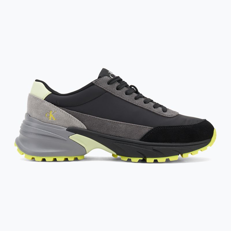 Calvin Klein férfi cipő YM0YM01292 Hike Runner Casual Ny-Su Ck Black/Granite Grey/Wild Lime Fekete/Granite Grey/Wild Lime 2