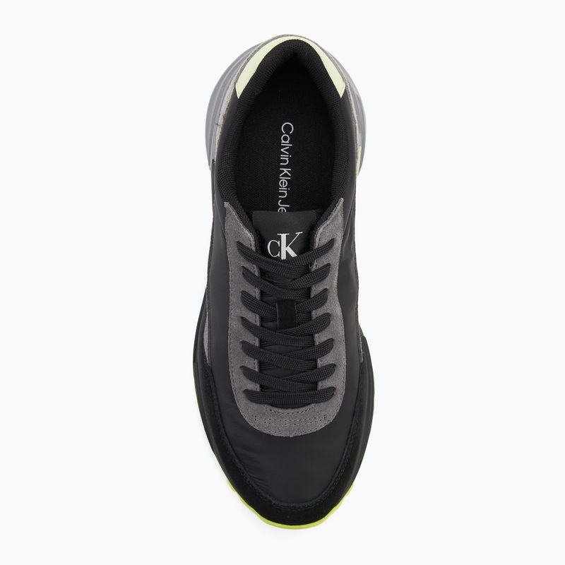 Calvin Klein férfi cipő YM0YM01292 Hike Runner Casual Ny-Su Ck Black/Granite Grey/Wild Lime Fekete/Granite Grey/Wild Lime 5