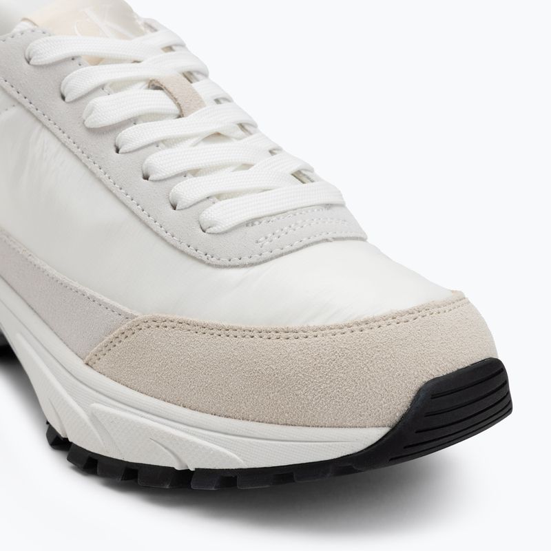 Női Calvin Klein Hike Runner Mg Nylon Perl világos fehér/ezüst krémes cipő 7