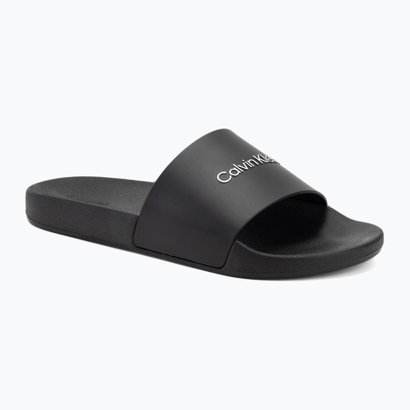 Calvin Klein férfi flip-flop HM0HM00455 Pool Slide gumiból készült csúszda gumiból fekete