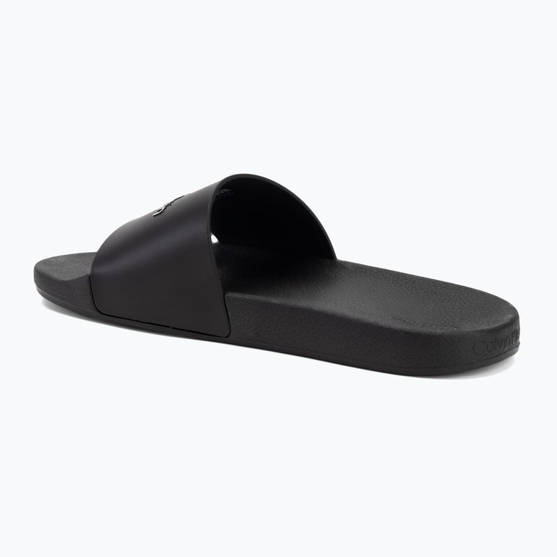 Calvin Klein férfi flip-flop HM0HM00455 Pool Slide gumiból készült csúszda gumiból fekete 3