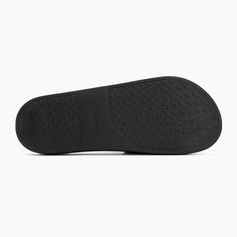 Calvin Klein férfi flip-flop HM0HM00455 Pool Slide gumiból készült csúszda gumiból fekete 4