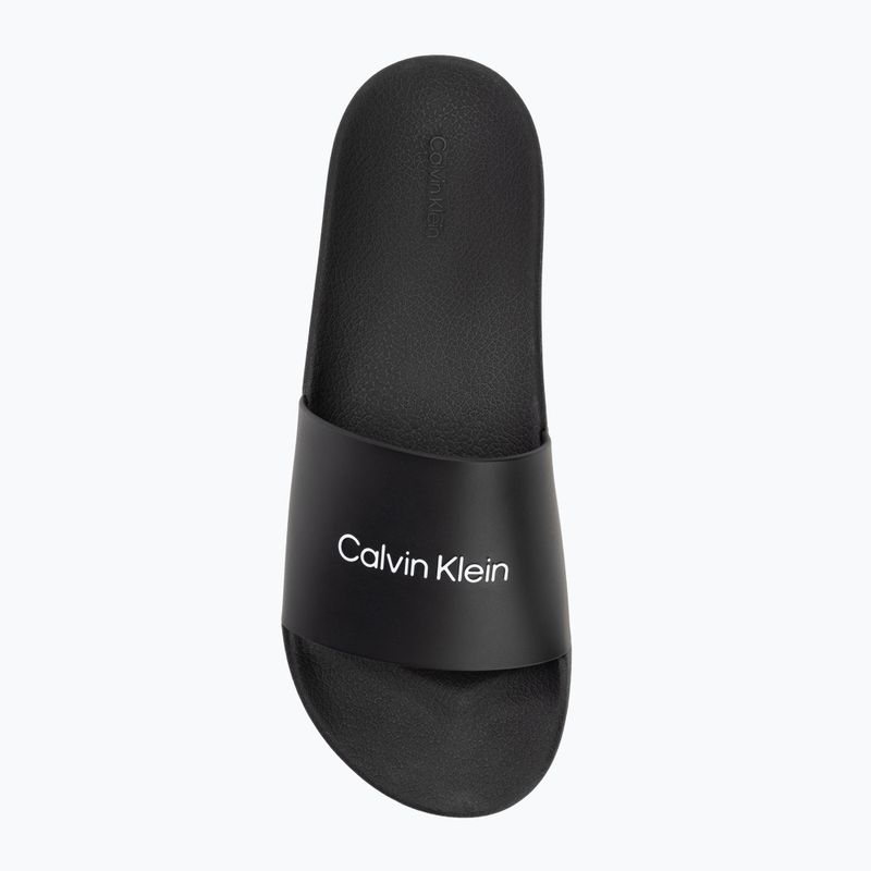 Calvin Klein férfi flip-flop HM0HM00455 Pool Slide gumiból készült csúszda gumiból fekete 5