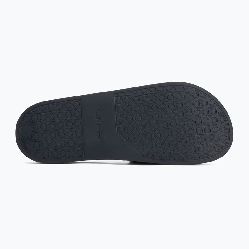 Calvin Klein férfi flip-flop HM0HM00455 Pool Slide gumiból készült csúszda navy színű 4
