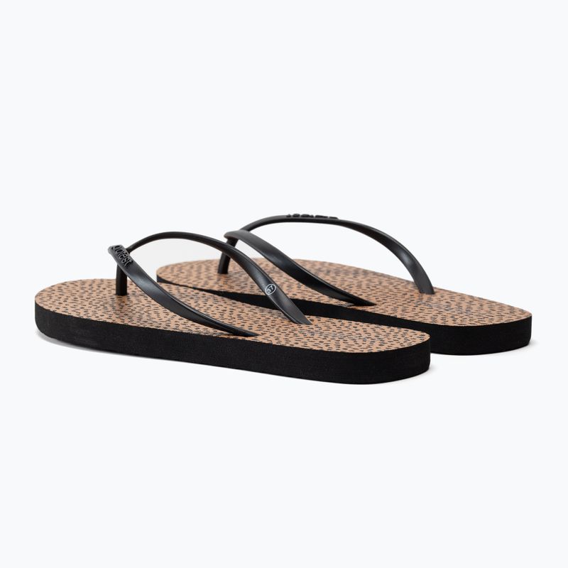 Női Protest Prtdonni barna és fekete flip flops P5610421 3