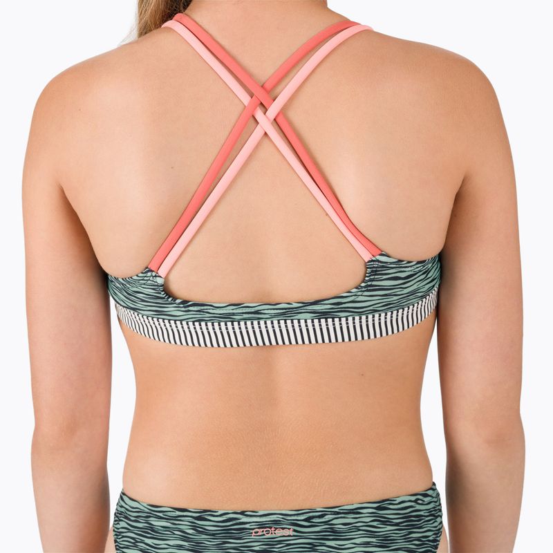 Gyermek kétrészes fürdőruha Protest Prteva Triangle bikini zöld P7913721 10
