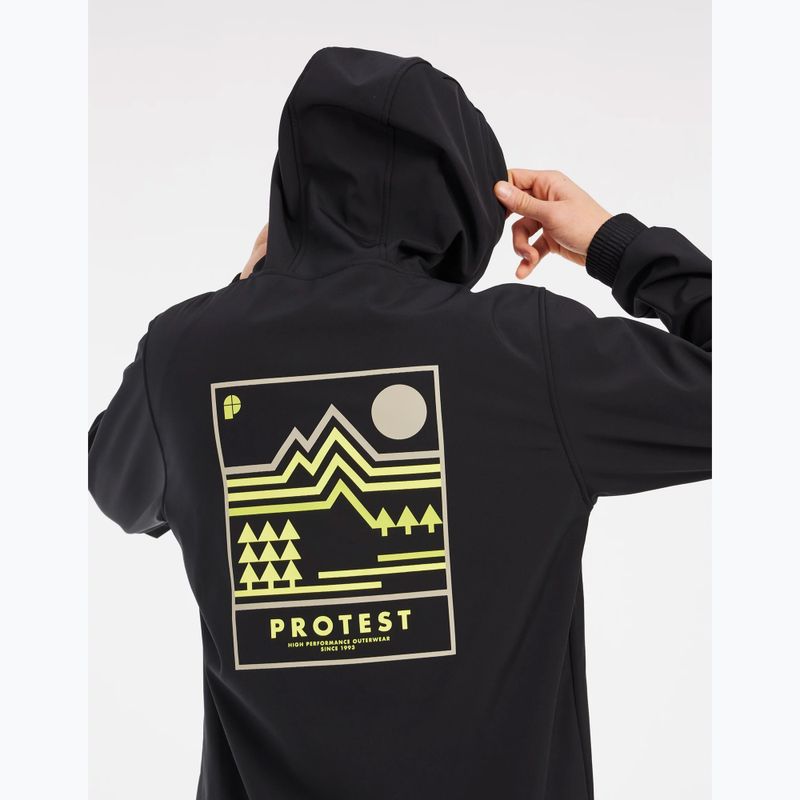 Férfi Protest Prtgalaxy snowboard kabát true black 5