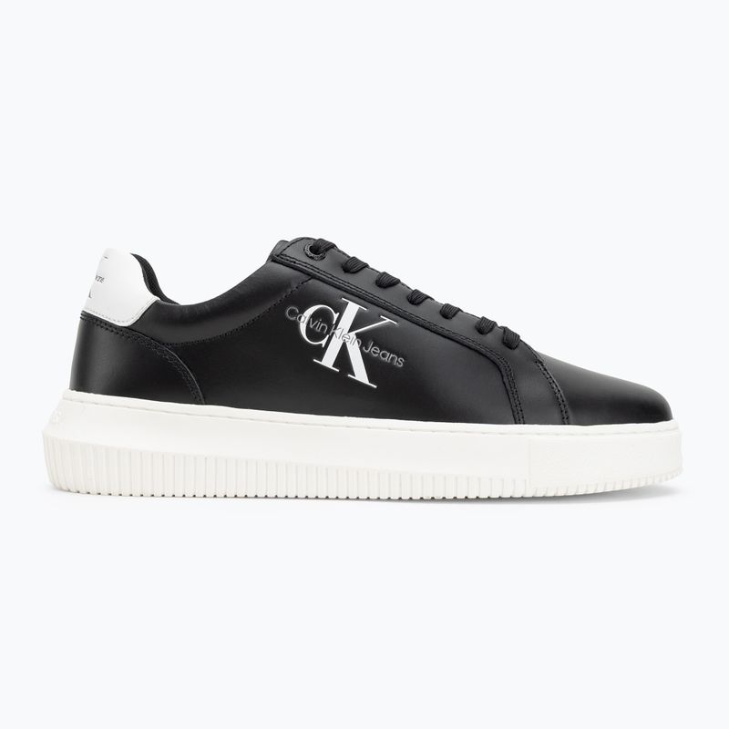 Calvin Klein férfi cipő YM0YM00681 Chunky Cupsole Monologo Lth tripla fekete/világos fehér 2