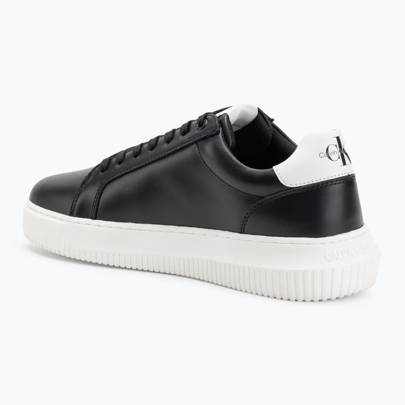 Calvin Klein férfi cipő YM0YM00681 Chunky Cupsole Monologo Lth tripla fekete/világos fehér 3