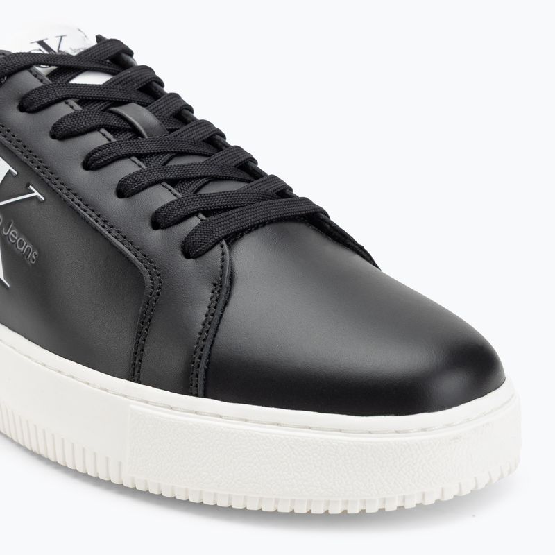 Calvin Klein férfi cipő YM0YM00681 Chunky Cupsole Monologo Lth tripla fekete/világos fehér 7