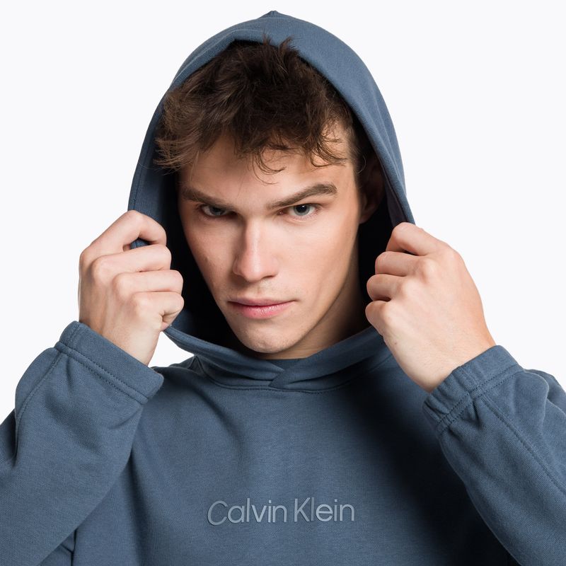 Férfi Calvin Klein kapucnis pulóver DBZ zsírkréta kék 4