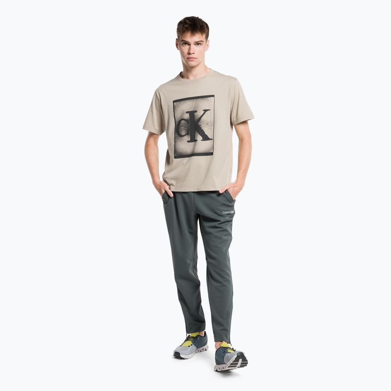 Férfi Calvin Klein téli lenvászon póló 2