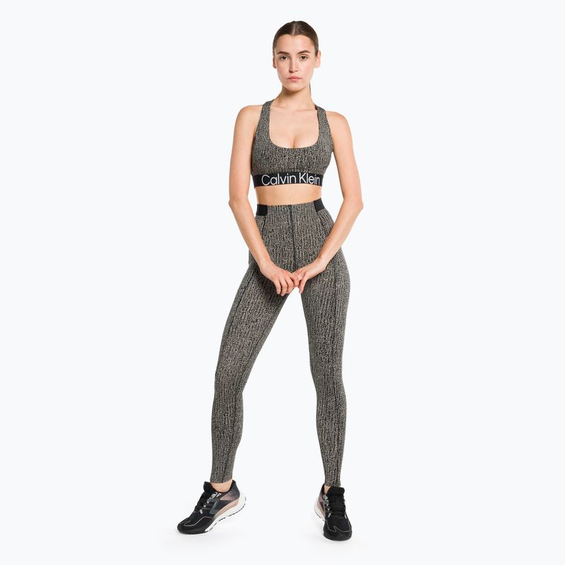 Calvin Klein Medium Support 8VR sokkoló nyomtatott fitness melltartó 2