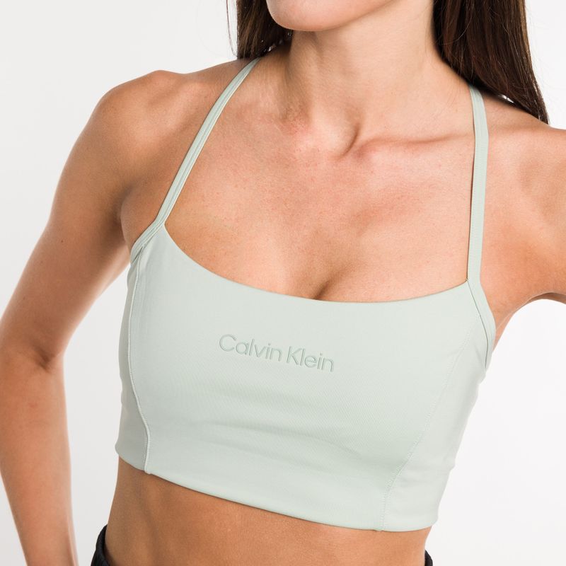 Calvin Klein Low Support 8HV seaspray zöld fitness melltartó 4
