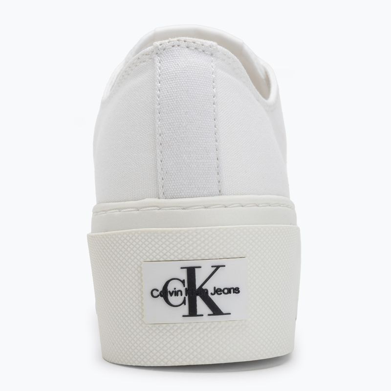 Calvin Klein női tornacipő YW0YW01033 Vulc Flatform+ Cupsole Alacsony fehér 6