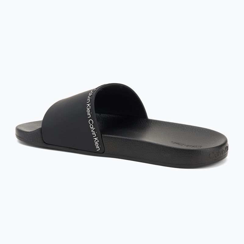 Calvin Klein férfi flip-flop HM0HM00981 Pool Slide Gumiból készült csúszda fekete 3