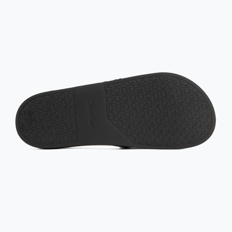 Calvin Klein férfi flip-flop HM0HM00981 Pool Slide Gumiból készült csúszda fekete 4