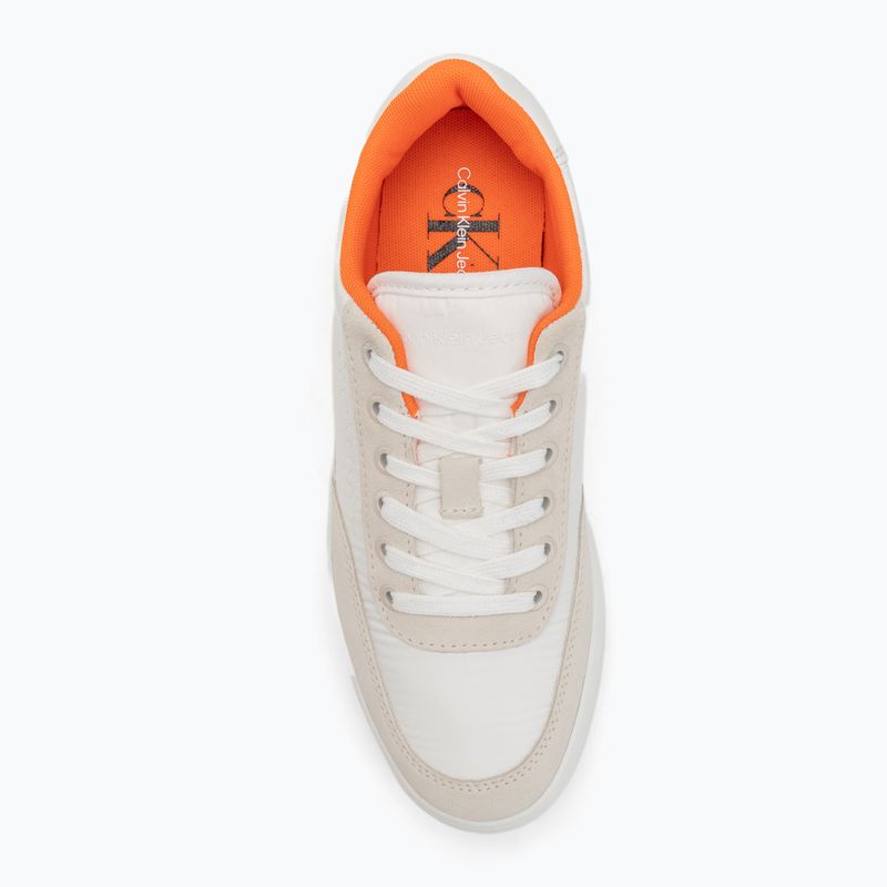 Calvin Klein cipő YM0YM00669 Classic Cupsole Su Softny krémfehér/fehér/tűzpiros krémes 5