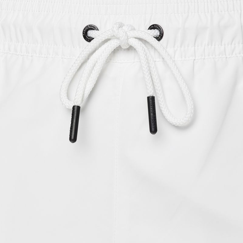 Férfi Calvin Klein Medium zsinóros úszónadrág fehér 3