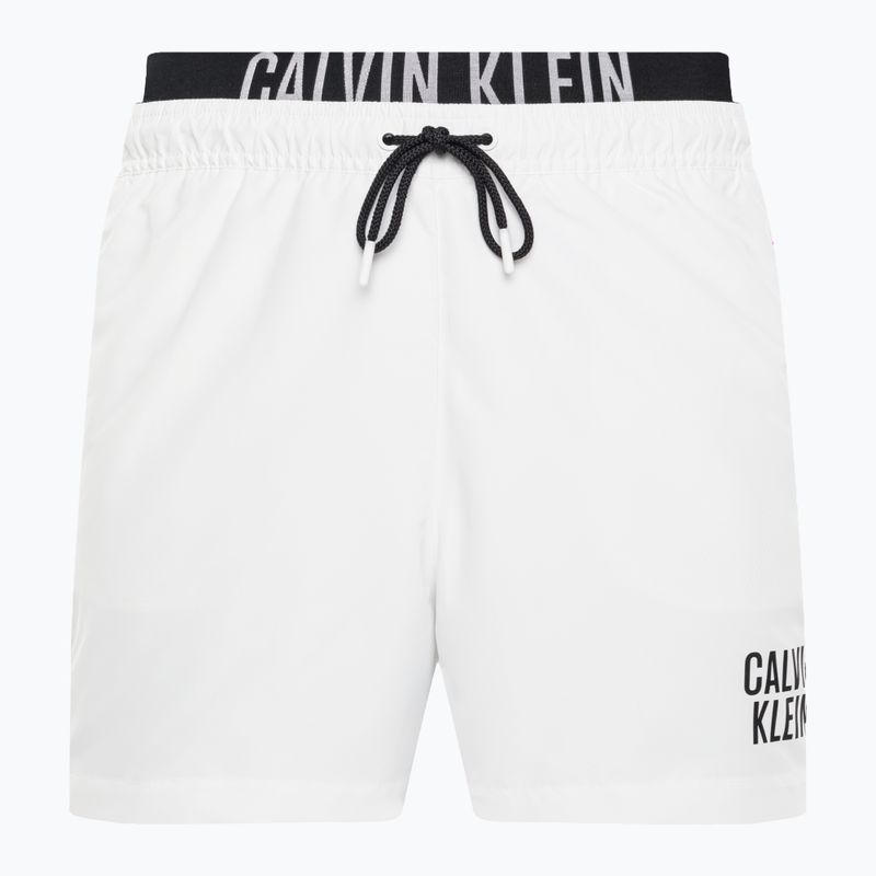 Férfi Calvin Klein Medium Double Waistband fürdőruha fehér