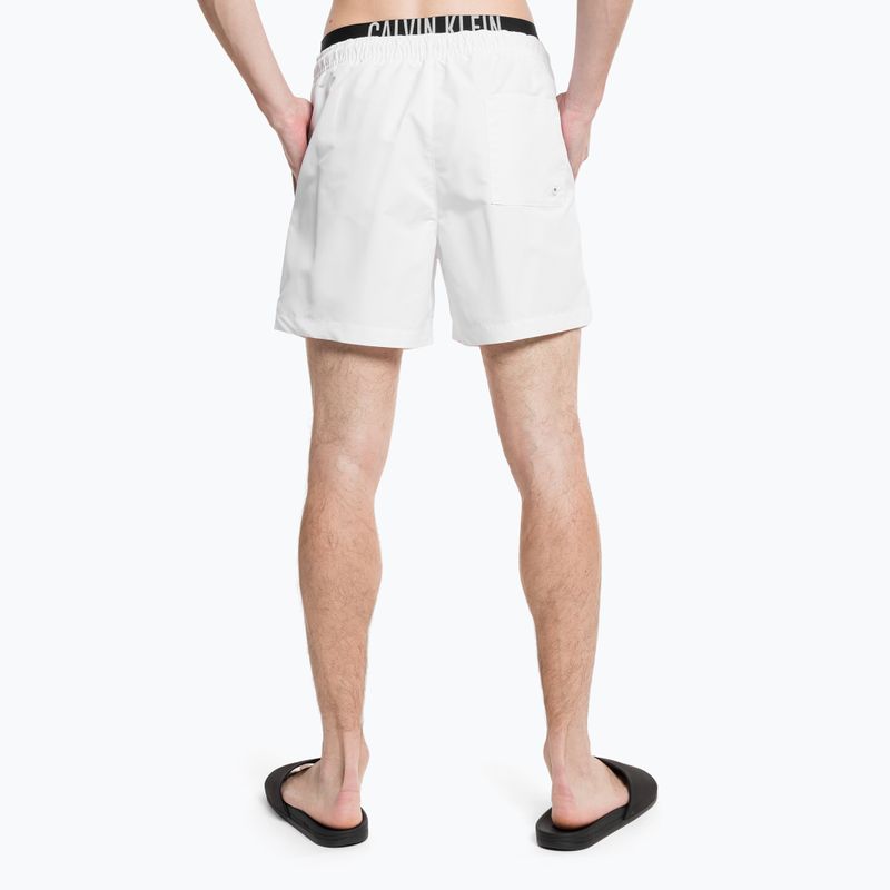 Férfi Calvin Klein Medium Double Waistband fürdőruha fehér 7