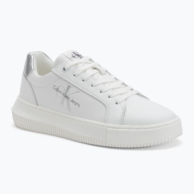 Calvin Klein női cipő YW0YW01224 Cupsole Mono Lth Wn fehér/ezüst