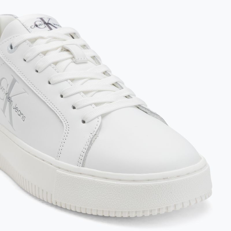 Calvin Klein női cipő YW0YW01224 Cupsole Mono Lth Wn fehér/ezüst 7