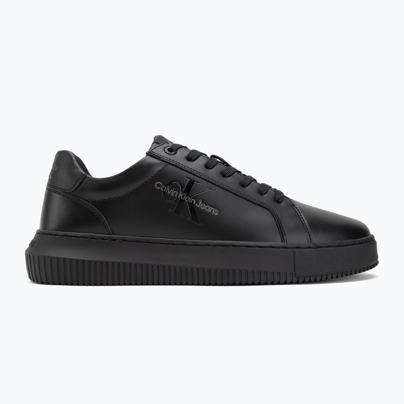 Calvin Klein férfi cipő YM0YM00681 Chunky Cupsole Monologo Lth tripla fekete 2