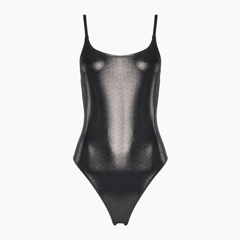 Női Calvin Klein Scoop Back egyrészes fürdőruha Fekete