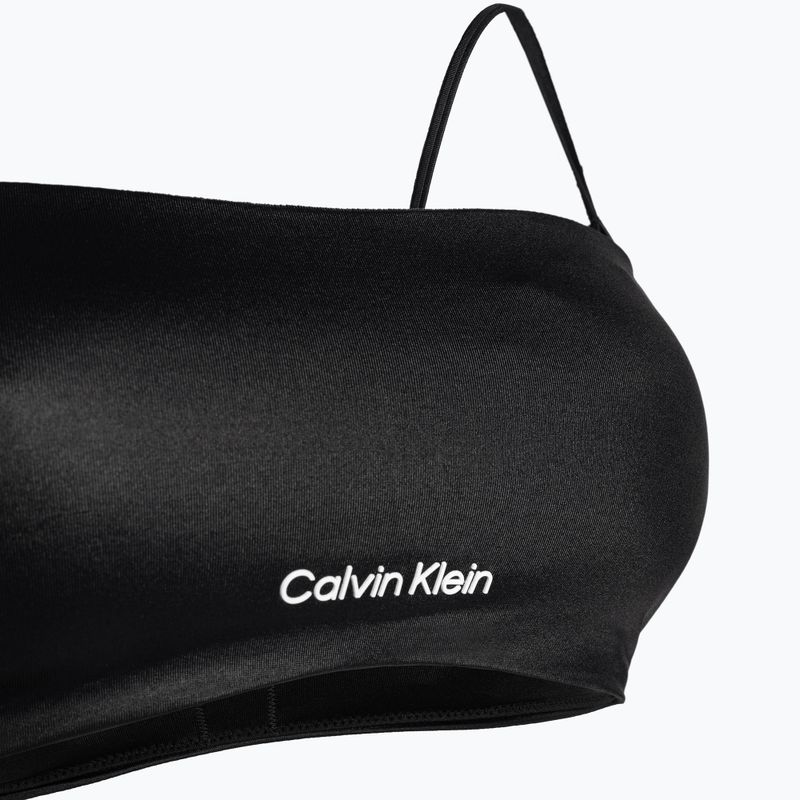 Calvin Klein Bandeau-Rp fürdőruha felső fekete 3
