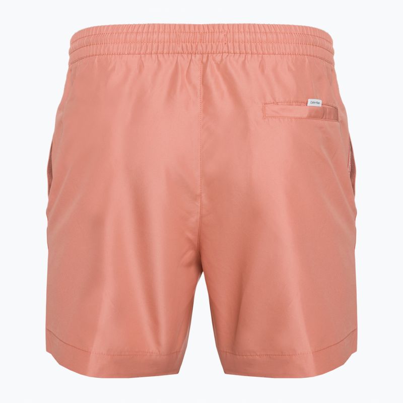Férfi Calvin Klein Medium zsinóros úszónadrág rózsaszínű 2